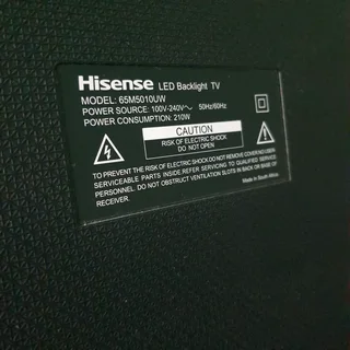 65&#34; Hisense Smart tv