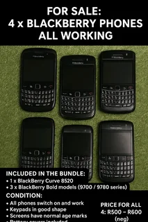 BlackBerry Phones – All Working