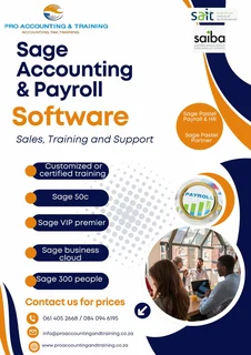 Pastel Accounting and Payroll Computerized Courses offered