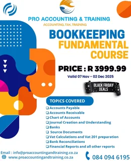 BLACK FRIDAY SPECIAL – LIMITED TIME ONLY! BOOKKEEPING / PAYROLL HR COMBO COURSE R3000