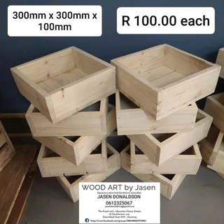Wooden boxes &amp; crates
