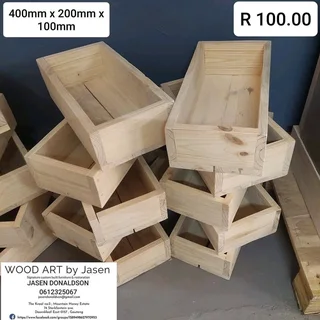 Wooden boxes &amp; crates