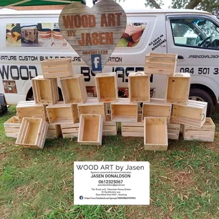 Wooden boxes &amp; crates