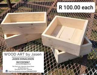 Wooden boxes &amp; crates
