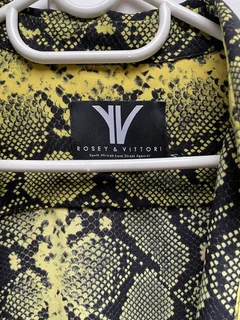 Rosy &amp; Vitori Yellow Snake Print 1 Piece