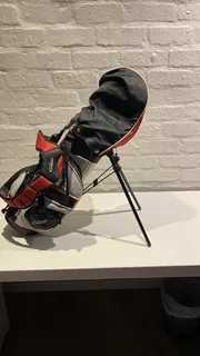 Kids golf bag and clubs