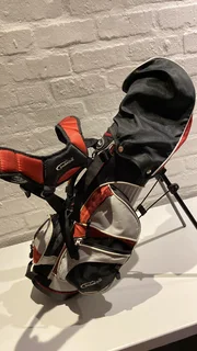 Kids golf bag and clubs