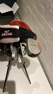Kids golf bag and clubs