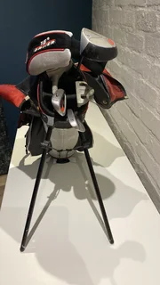 Kids golf bag and clubs