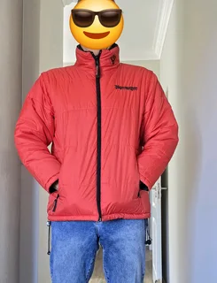 Jagermeister Embroided Reversable Puffer Jacket, with Detachable Sleeves. 4 Jackets in 1.