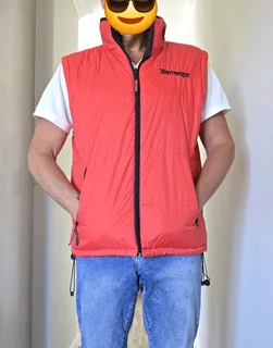 Jagermeister Embroided Reversable Puffer Jacket, with Detachable Sleeves. 4 Jackets in 1.