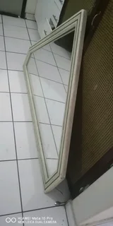 Make A Cash Offer Big Mirror With Heavy Wooden Frame