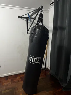Punching bag and bracket