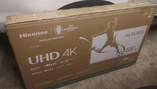Brand New Hisense 58inch UHD 4K Smart Frameless LED TV - Full Hisense Warranty