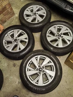 VW Polo T-Cross 16inch mags with Tires - PCD 5/100
