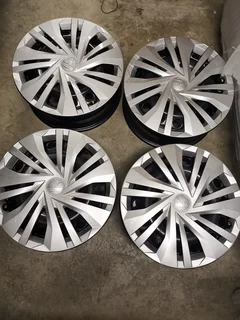 Brand new Set of OEM VW 16inch steel Rims with Hub Caps - R1200 per Set of 4 rims and 4 hubs