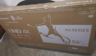 Brand New Hisense 58inch UHD 4K Smart Frameless LED TV - Full Hisense Warranty