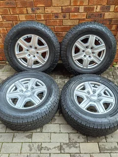 Brand new set of 4 x Ford Ranger 17inch Rims with Continental ATR All Terrain Tires - PCD 6/139