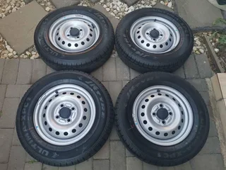 Brand new Suzuki Eeco 13Inch rims and tires - pcd 4/100