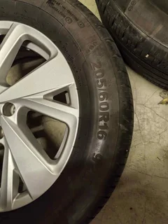 VW Polo T-Cross 16inch mags with Tires - PCD 5/100