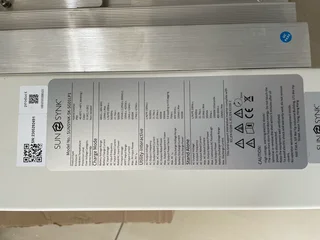 5kW Sunsynk inverter and battery