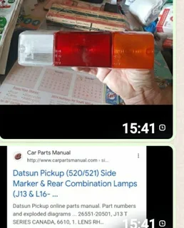 Datsun 260C taillight lense and other