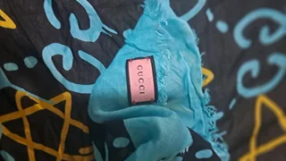 Gucci scarf Ghost with GG print star