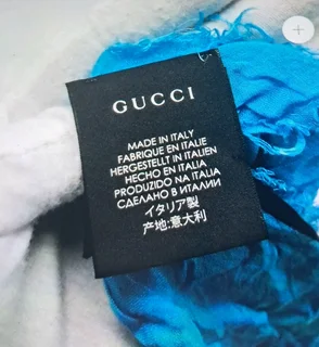 Gucci scarf Ghost with GG print star