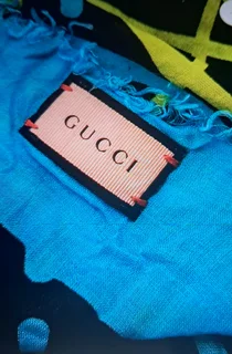 Gucci scarf Ghost with GG print star