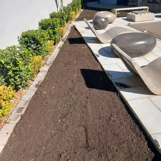 Instant Lawn, Artificial Turf, Irrigation sprinklers,Top soil, Plants Boreholes and Construction