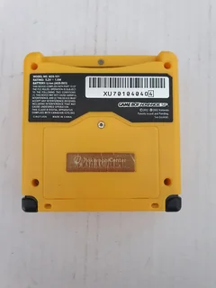 Nintendo Game Boy Advance SP Pikachu Handheld System - AGS-101 &#43; Charger - Tested