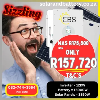 12kw Deye 3 Phase Solar System with Installation