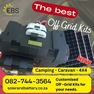 Off Grid Camping and Caravan Portable Power Kits