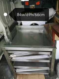 Stainless steel display unit for Bakery