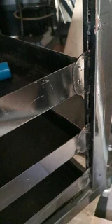 Mobile Tool Trolley with 5 Adjustable Metal Shelves