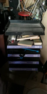 Mobile Tool Trolley with 5 Adjustable Metal Shelves