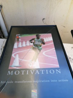 Photos and frames cracked glass