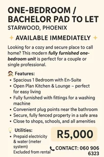 One bedroom to let in Starwood Phoenix