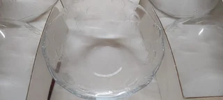 Glassware:  Glass bowls