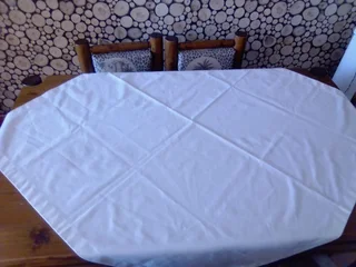 White tablecloths for sale R30 each