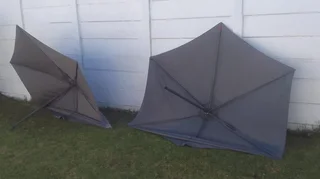 Umbrellas - patio umbrellas x 2 - in need of repair - R300 for both