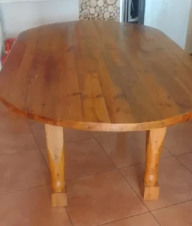 Dining room table - oregon pine - solid table - R1200