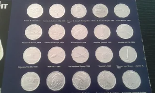 Coin collection - Shell man in flight series -collectors item
