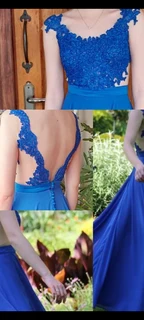 Royal Blue Evening Dress - R550