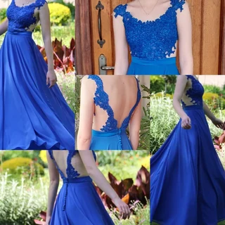 Royal Blue Evening Dress - R550