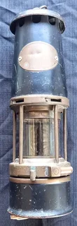 Rare Vintage The Wolf safety lamp No 7 R.M.B.S in good condition.