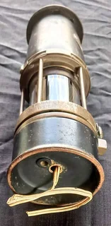 Rare Vintage The Wolf safety lamp No 7 R.M.B.S in good condition.