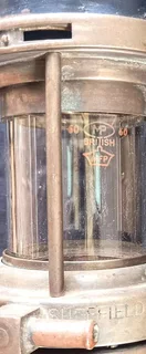 Rare Vintage The Wolf safety lamp No 7 R.M.B.S in good condition.