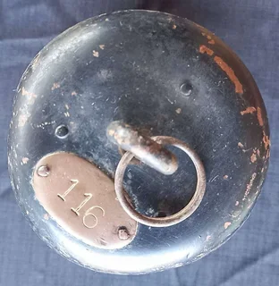 Rare Vintage The Wolf safety lamp No 7 R.M.B.S in good condition.