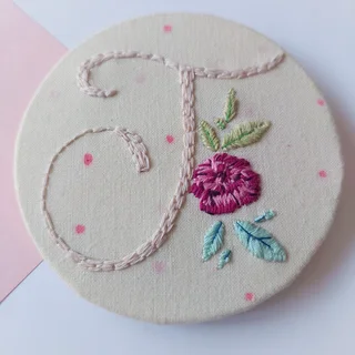 Embroidery painted art
